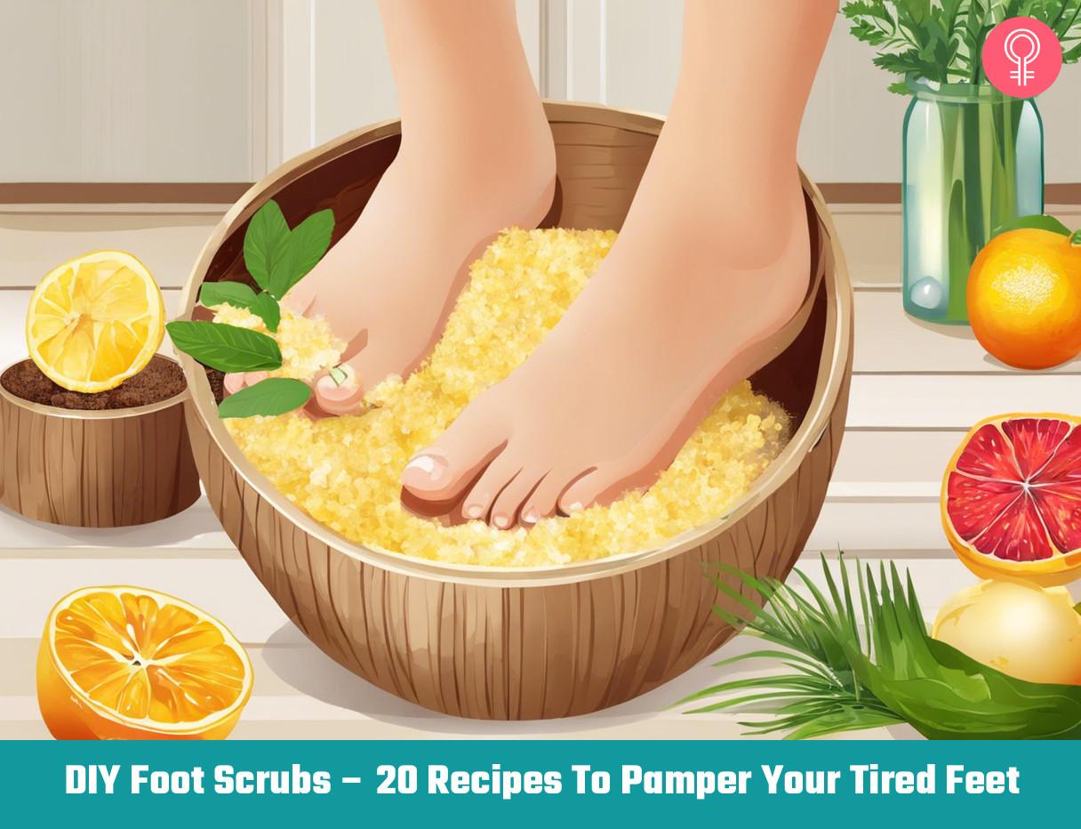 Natural foot scrub on sale to remove dead skin