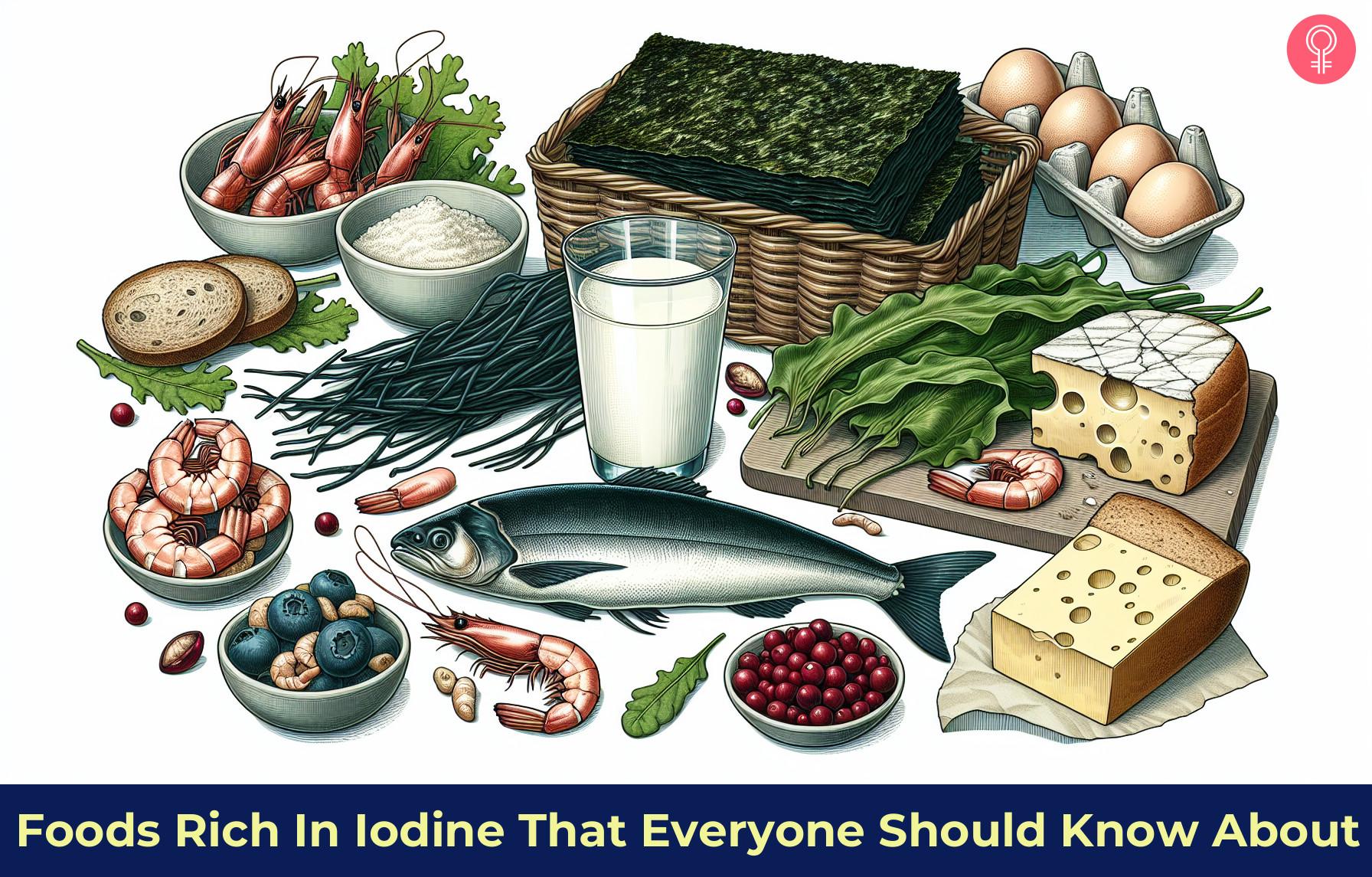 Foods that contain high iodine store