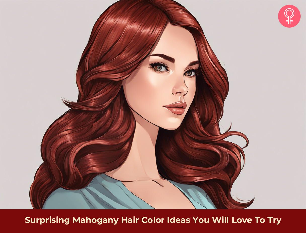 Dynamic Mahogany Hair Capture Digital Art Dynamic Mahogany Hair Capture Digital Art