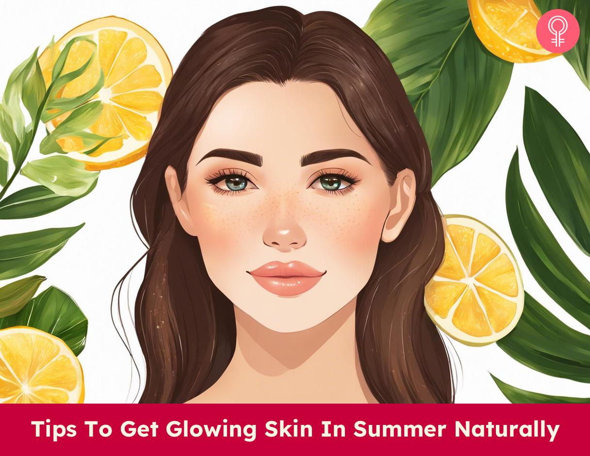 15 Tips To Get Glowing Skin In Summer Naturally